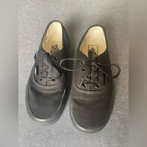 Black women vans only wear a couple of times